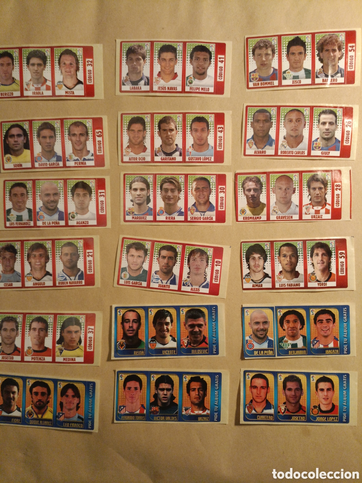 Cromos de f&uacute;tbol: Cromos futbol chicles liga 2005/2006