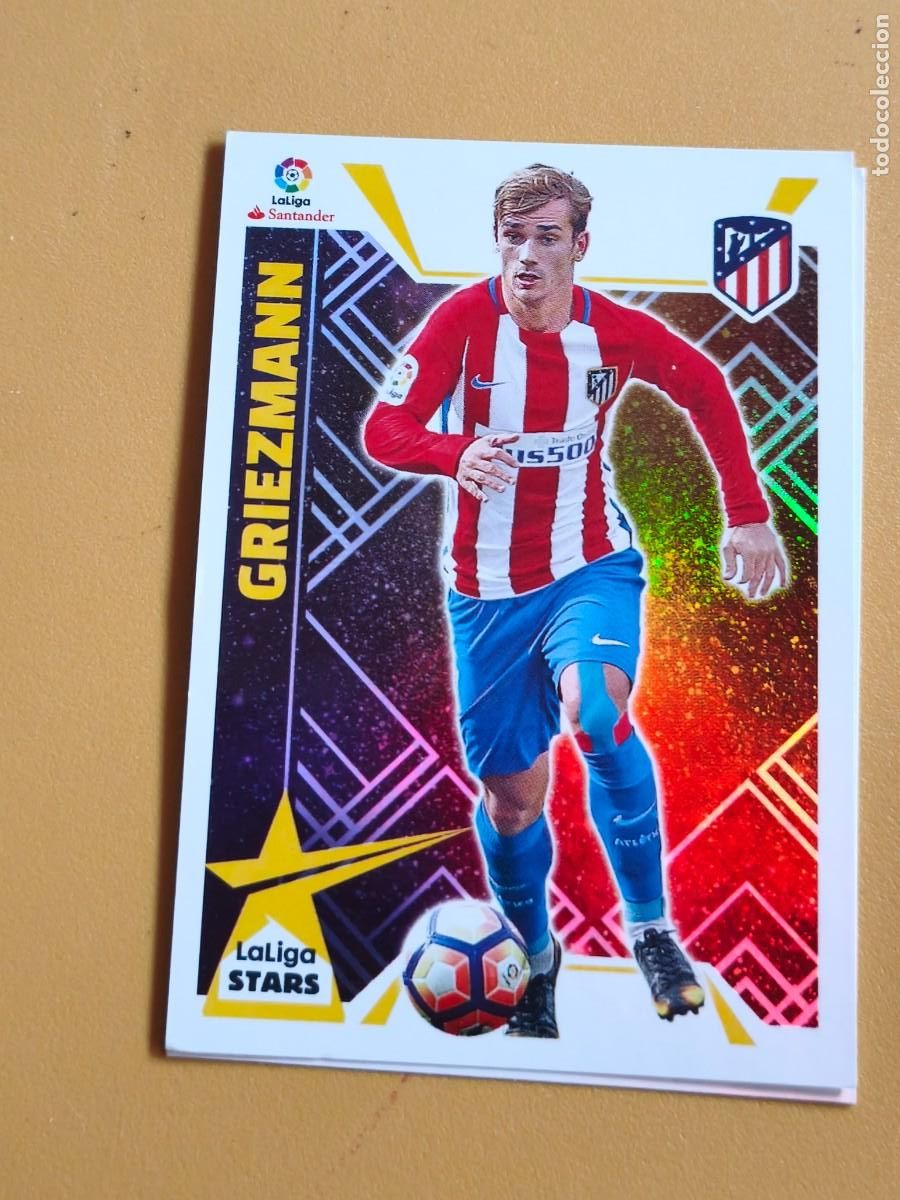 Cromos de f&uacute;tbol: griezmann, 2017 18 stars