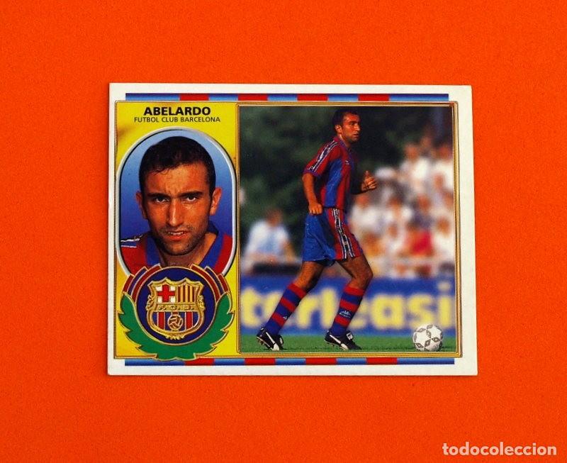 Cromos de f&uacute;tbol: Barcelona - Abelardo - Liga 1996-1997, 96-97 - Ediciones Este - Nunca pegado