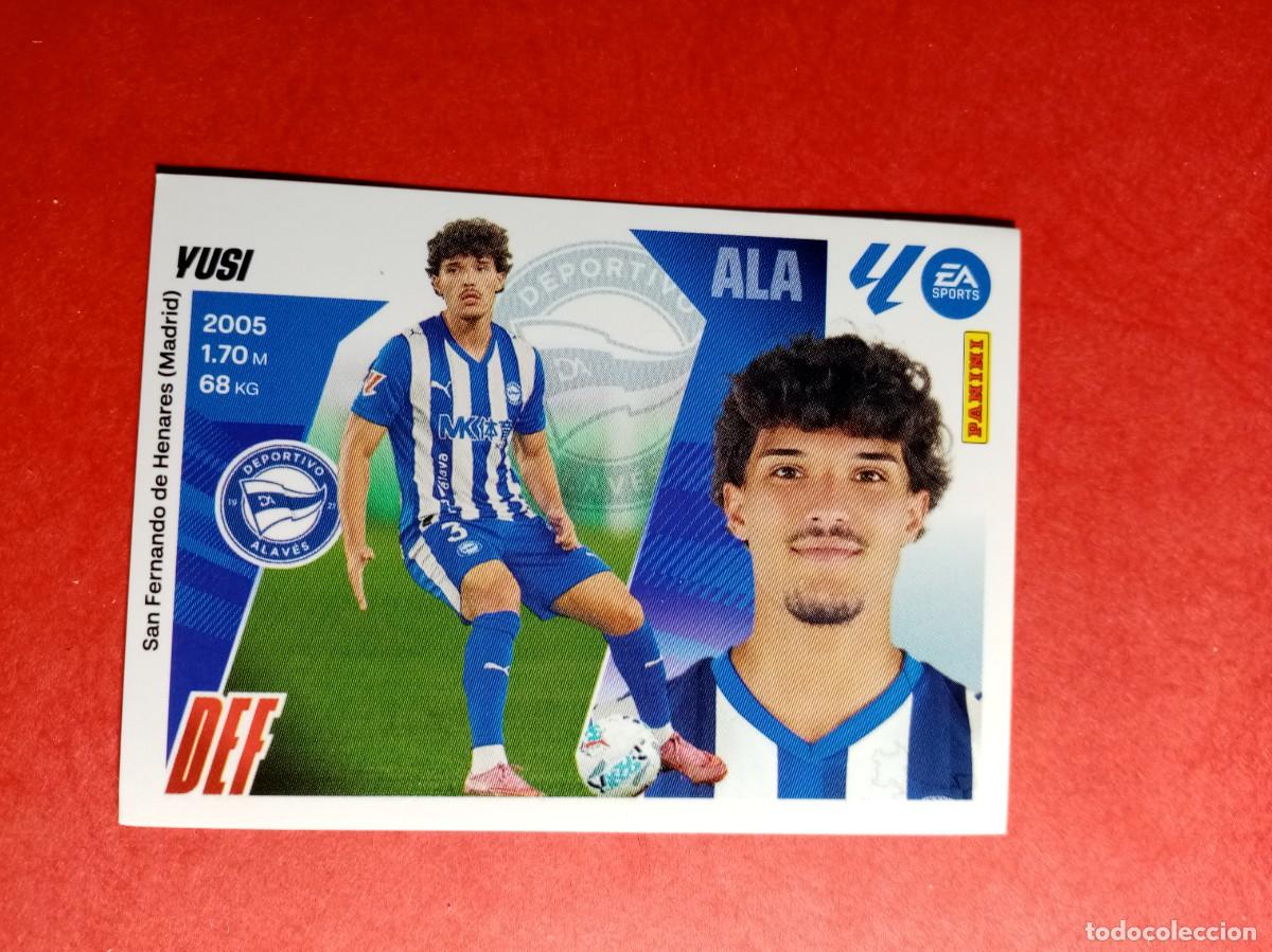 Cromos de f&uacute;tbol: N&ordm; 6 BIS 6BIS YUSI, D ALAVES, COLOCA, LIGA ESTE 2025 2026 25 26 PANINI