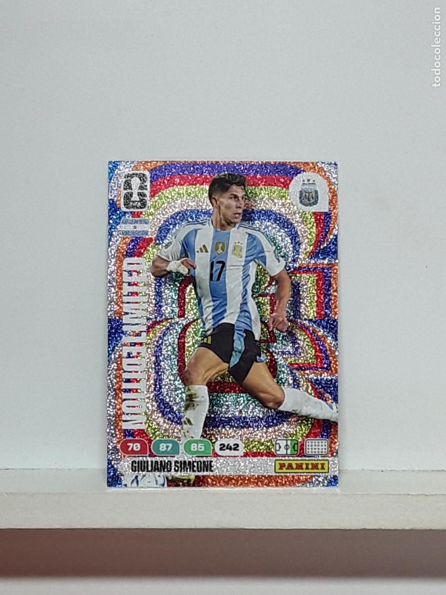 Cromos de f&uacute;tbol: ADRENALYN MUNDIAL 2026 WORLD CUP 26 ALBUM PANINI N LIMITADA ARGENTINA GIULIANO SIMEONE