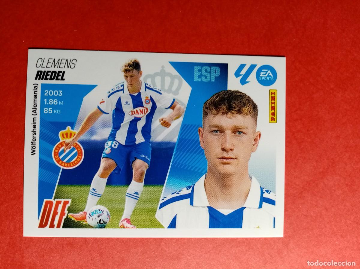 Cromos de f&uacute;tbol: N&ordm; 8 BIS 8BIS CLEMANS RIEDEL, RCD ESPANYOL, COLOCA, LIGA ESTE 2025 2026 25 26 PANINI