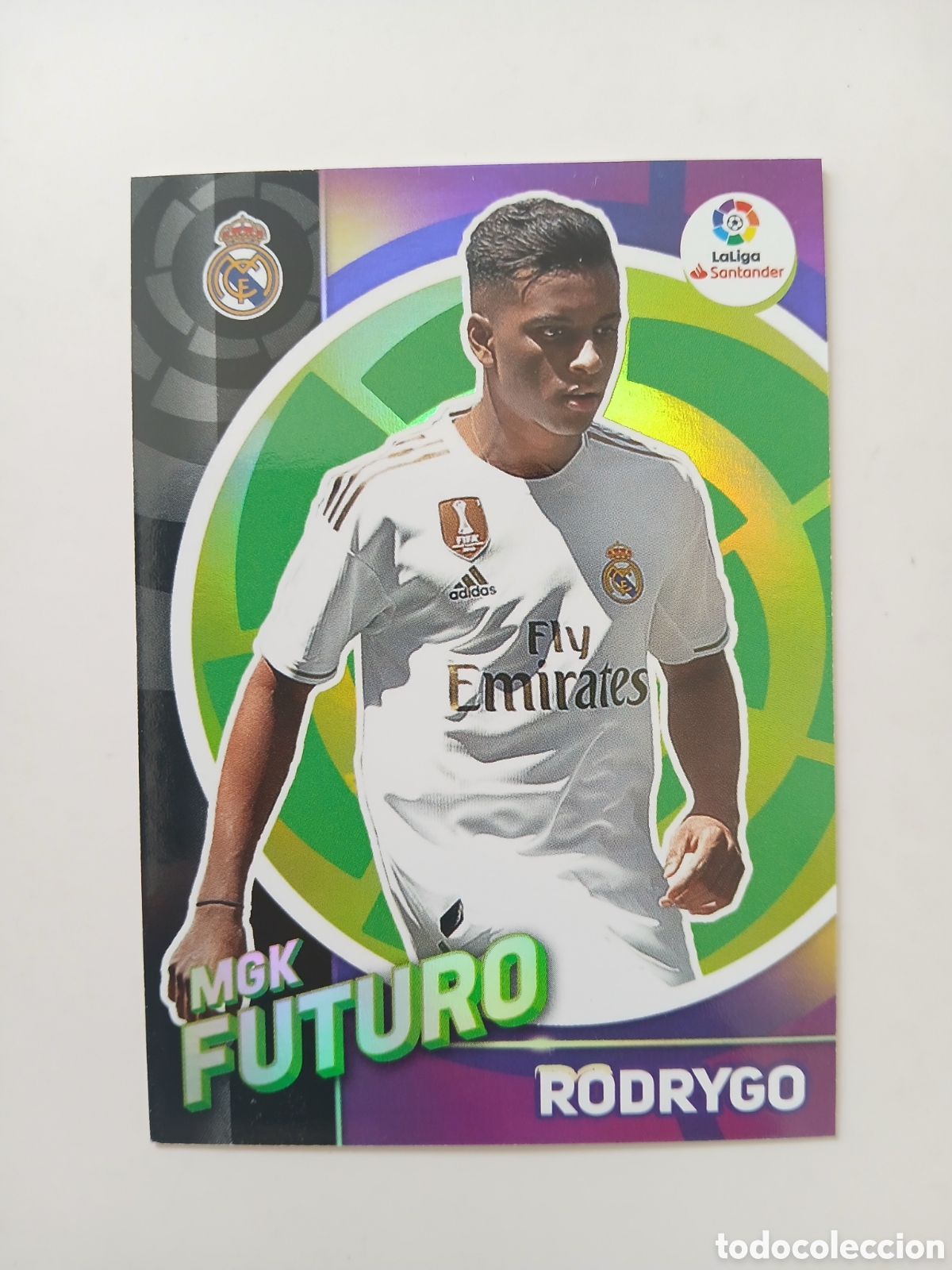 Cromos de f&uacute;tbol: CROMO CARTA MEGACRACKS FUTURO RODRYGO 403
