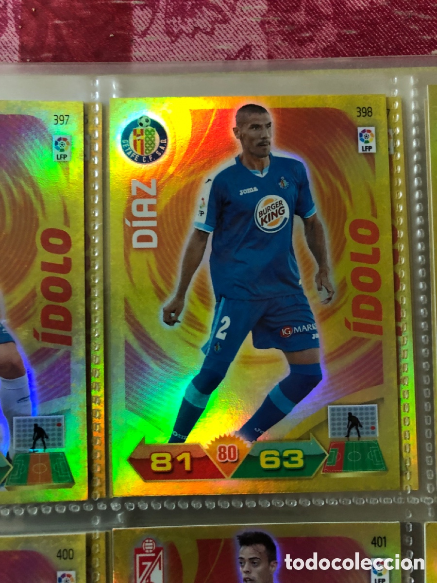 Cromos de f&uacute;tbol: 398 DIAZ GETAFE PANINI ADRENALYN 2011 2012 FUTBOLCROMO 11 12 - A171 PG316 IDOLO