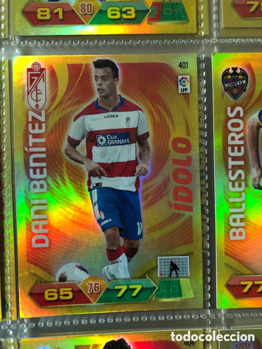 Figurine di Calcio: 401 Dani Ben&iacute;tez, Granada CF, &Iacute;dolo, Panini Adrenalyn XL 2011 2012 11 12