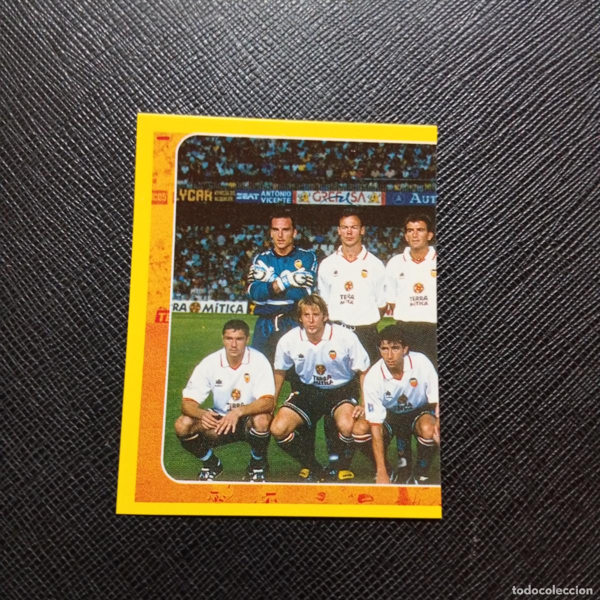 Cartes &agrave; collectionner de Football: 404 ALINEACION VALENCIA PANINI SUPER CAMPEONATO 1998 1999 FUTBOL 98 99 - SIN PEGAR - A216 PG190
