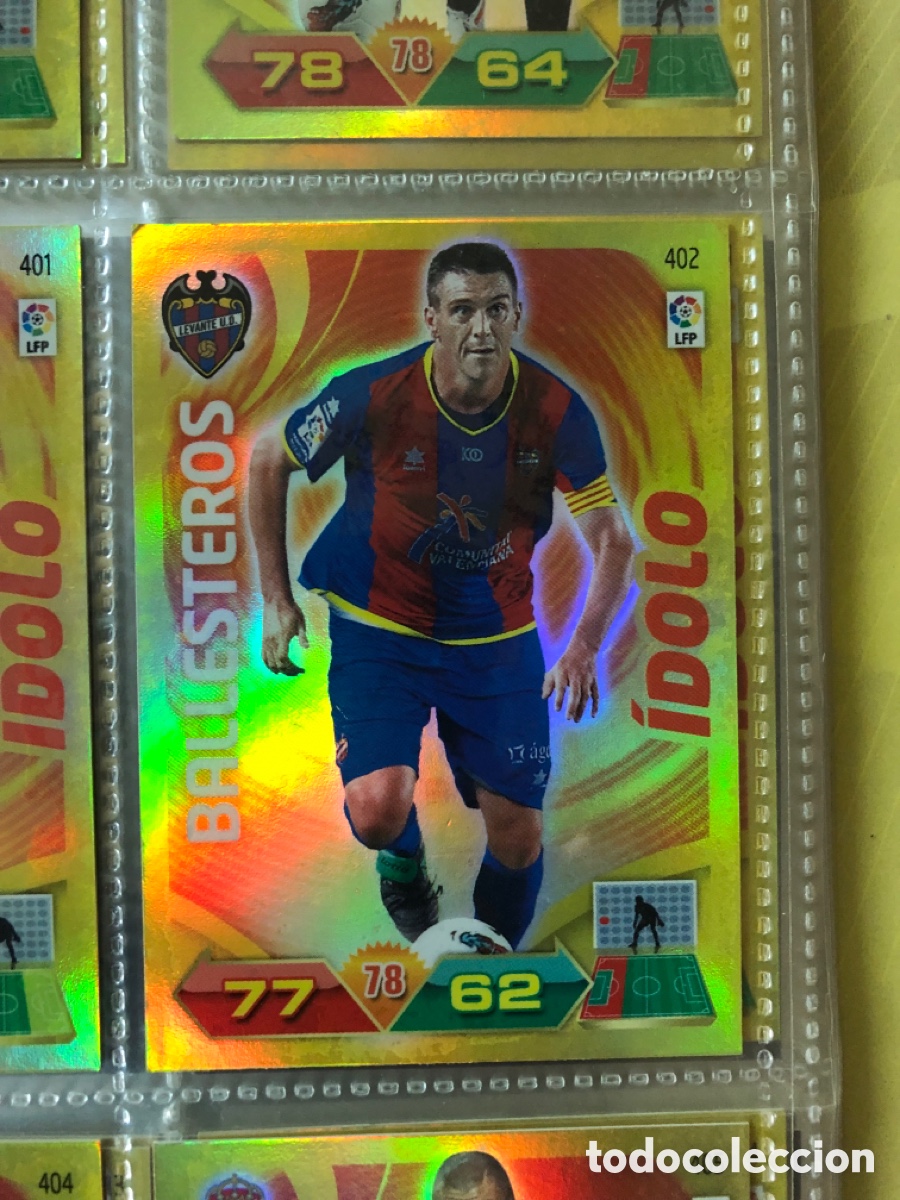 Cromos de f&uacute;tbol: 402 BALLESTEROS - LEVANTE UD IDOLO ADRENALYN XL 2011 2012 PANINI 11 12
