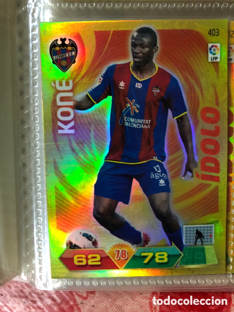 Cromos de f&uacute;tbol: Kon&eacute; &Iacute;dolo N&ordm; 403 Levante UD Liga BBVA Adrenalyn XL 2011 2012 Panini 11 12