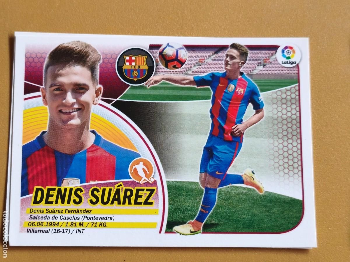 Cromos de f&uacute;tbol: denis suarez, 2016 17 ultimos fichajes