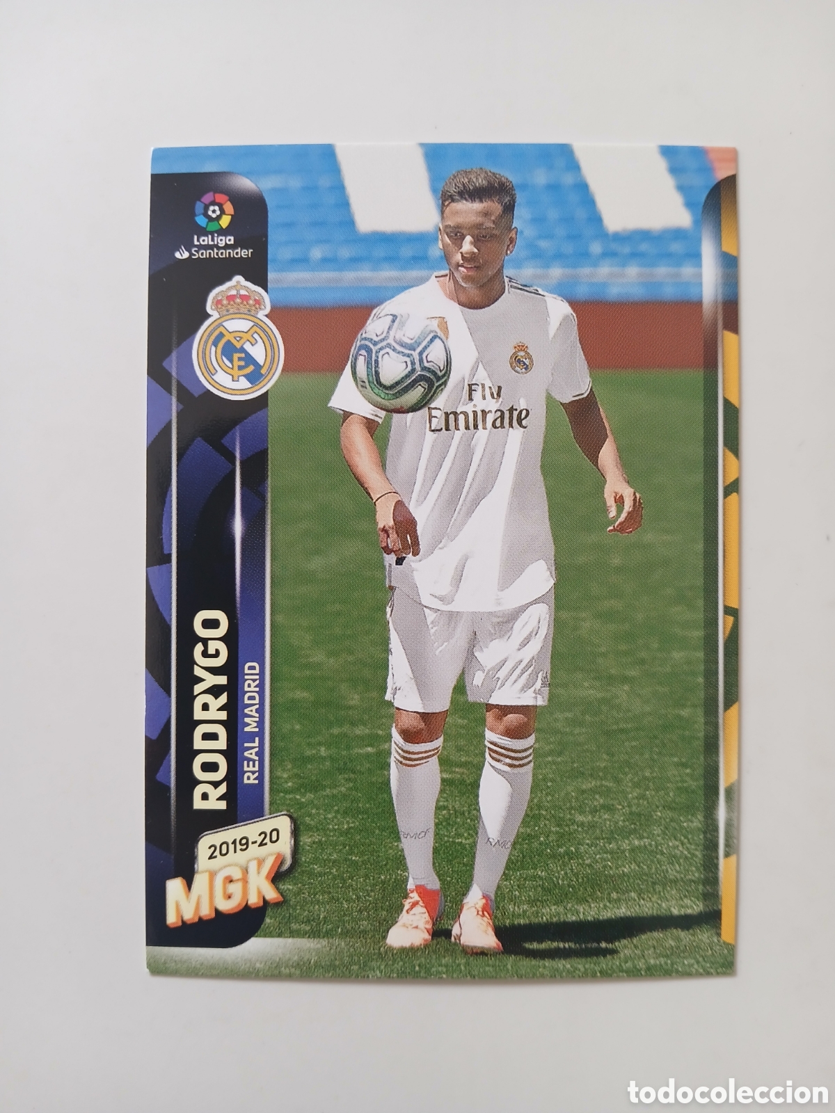 Cromos de f&uacute;tbol: 2019 2019 2020 19 20 CROMO CARTA MEGACRACKS REAL MADRID RODRYGO NUEVO FICHAJE 418 EN BUEN ESTADO