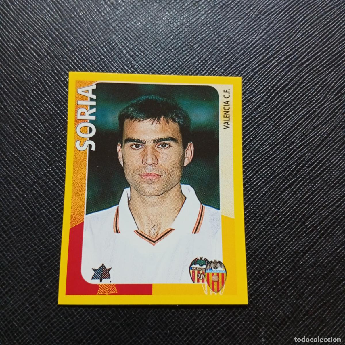 Cromos de f&uacute;tbol: 411 SORIA VALENCIA PANINI SUPER CAMPEONATO 1998 1999 FUTBOL 98 99 - SIN PEGAR - A216 PG199
