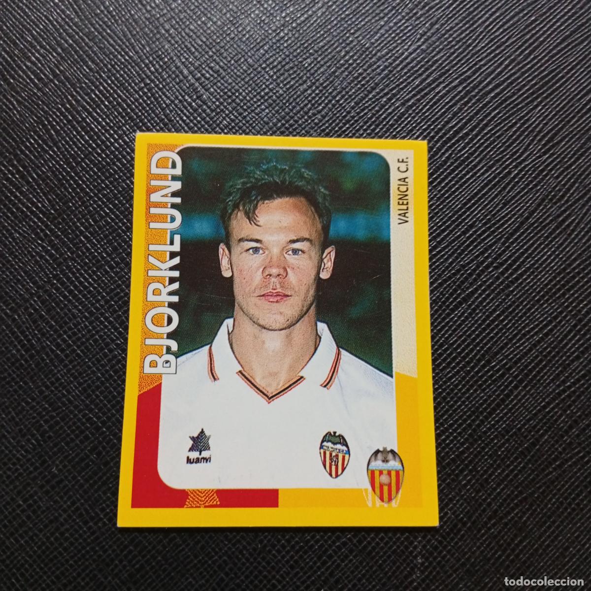 Cromos de f&uacute;tbol: 414 BJORKLUND VALENCIA PANINI SUPER CAMPEONATO 1998 1999 FUTBOL 98 99 - SIN PEGAR - A216 PG199