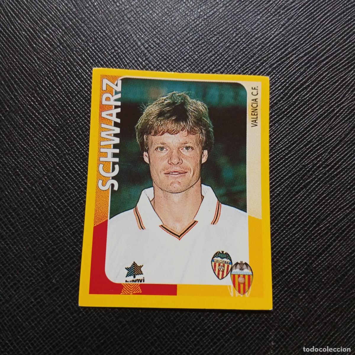 Cromos de f&uacute;tbol: 418 SCHWARZ VALENCIA PANINI SUPER CAMPEONATO 1998 1999 FUTBOL 98 99 - SIN PEGAR - A216 PG199