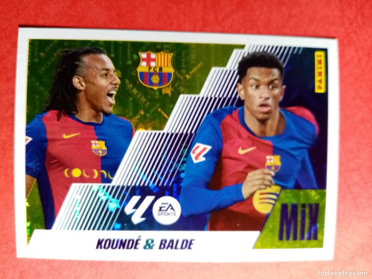 Cromos de f&uacute;tbol: N&ordm; 4 BIS, 4BIS KOUNDE & BALDE, MIX, FC BARCELONA, LIGA ESTE 2025 2026 25 26 PANINI
