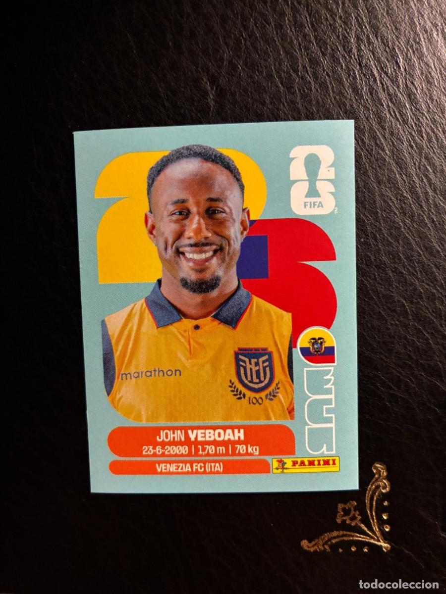 Cromos de f&uacute;tbol: ECU 14 JOHN VEBOAH ECU14 ECUADOR FIFA WORLD CUP MUNDIAL 2026 26 PANINI
