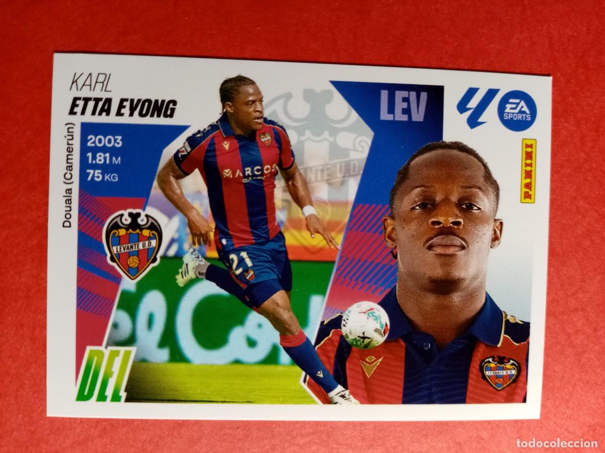 Figurine di Calcio: N&ordm; 58 KARL ETTA EYONG, ULTIMOS FICHAJES, LEVANTE UD, LIGA ESTE 2025 2026 25 26 PANINI