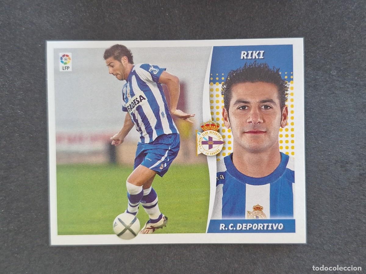 Figurine di Calcio: L7 RIKI DEPORTIVO DE LA CORU&Ntilde;A FICHAJE 14 LIGA ESTE 2006 2007 06 07 NUNCA PEGADO SIN PEGAR