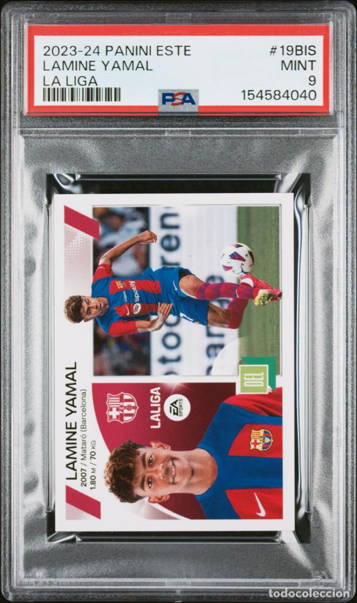 Figurine di Calcio: Rookie Lamine Yamal #19BIS Panini Este La Liga 2023 2024 PSA 9