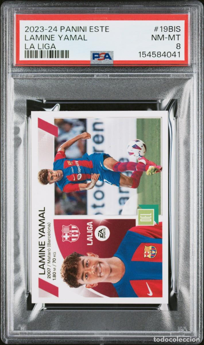Figurine di Calcio: Rookie Lamine Yamal #19BIS Panini Este La Liga 2023 2024 PSA 8