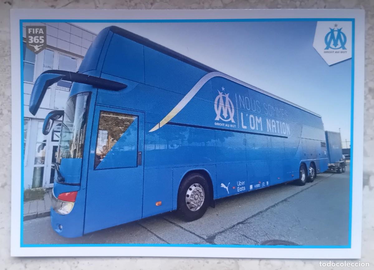 Football Stickers: Figurina Panini 2020-21 Cromo Fifa 365 2021 Club Identity bus OM Marseille n 279