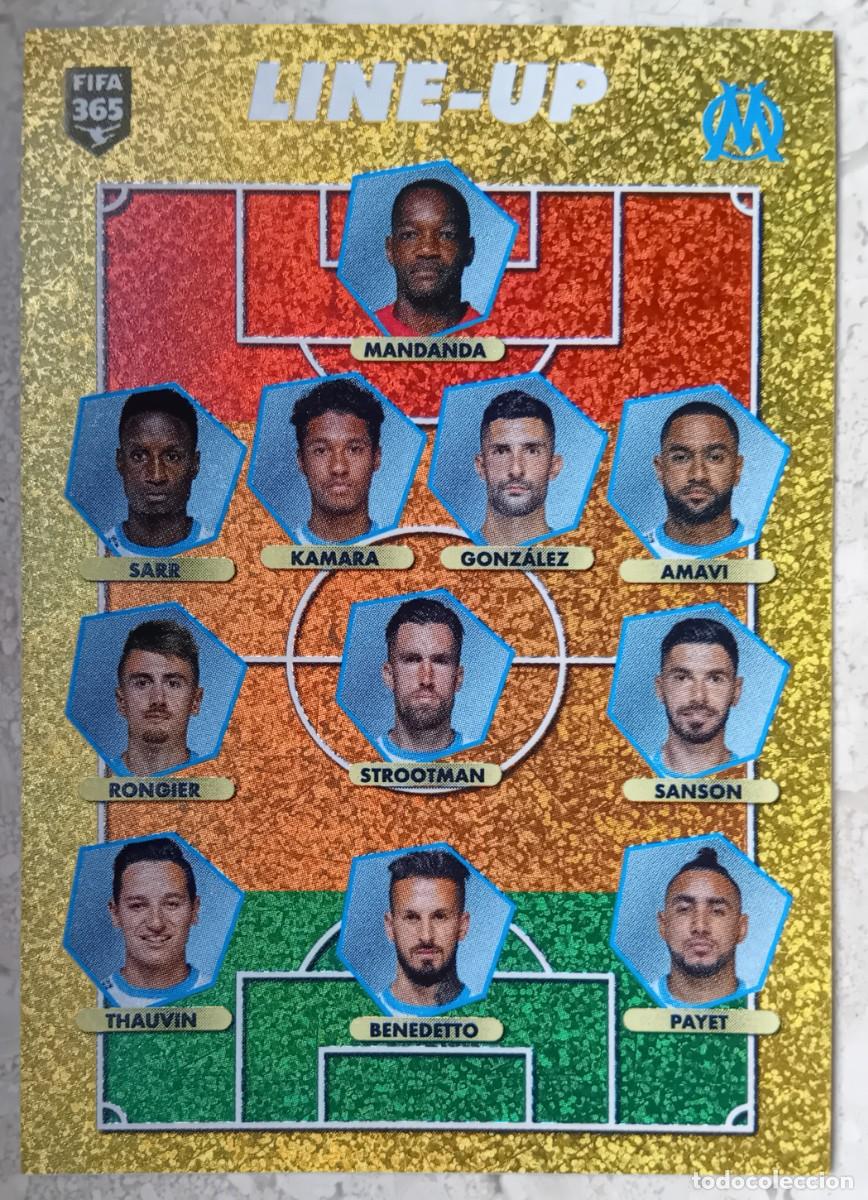 Football Stickers: Figurina Panini 2020-21 Cromo Fifa 365 2021 Line Up OM Marseille n 287 Thauvin Mandanda