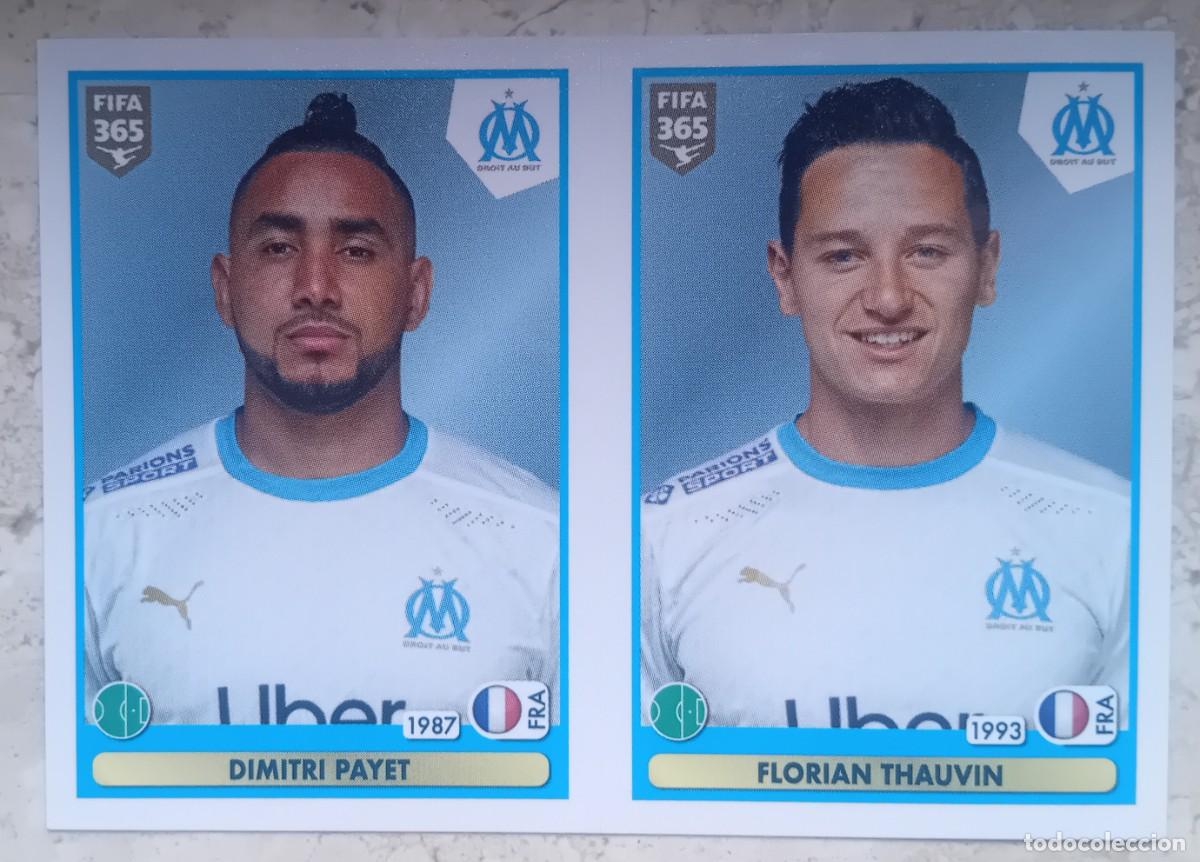 Cromos de Futebol: Figurina Panini 2020-21 Cromo Fifa 365 2021 Payet Thauvin L'OM Marseille n 291