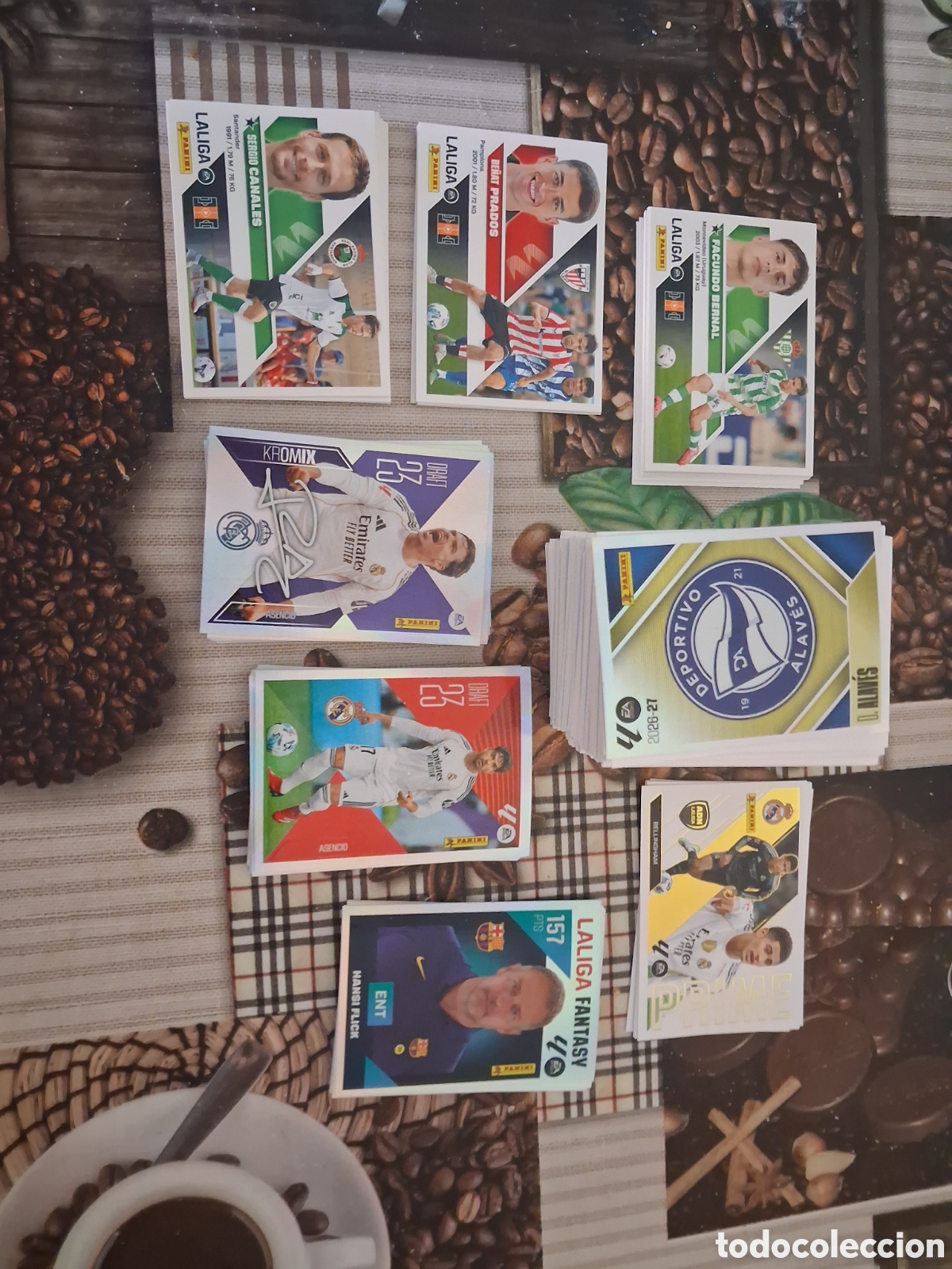 Football Stickers: Liga este 26 27 lote de 318 cromos diferentes ver fotos y leer descripci&oacute;n