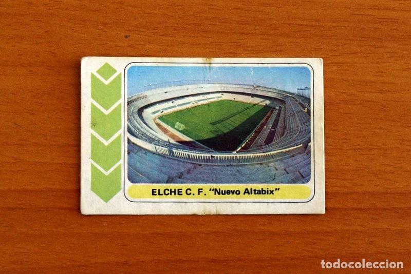 Figurine di Calcio: Elche - Nuevo Altabix - Editorial Pacosa 2 - 1977-1978, 77-78 - F&uacute;tbol en acci&oacute;n - Nunca pegado