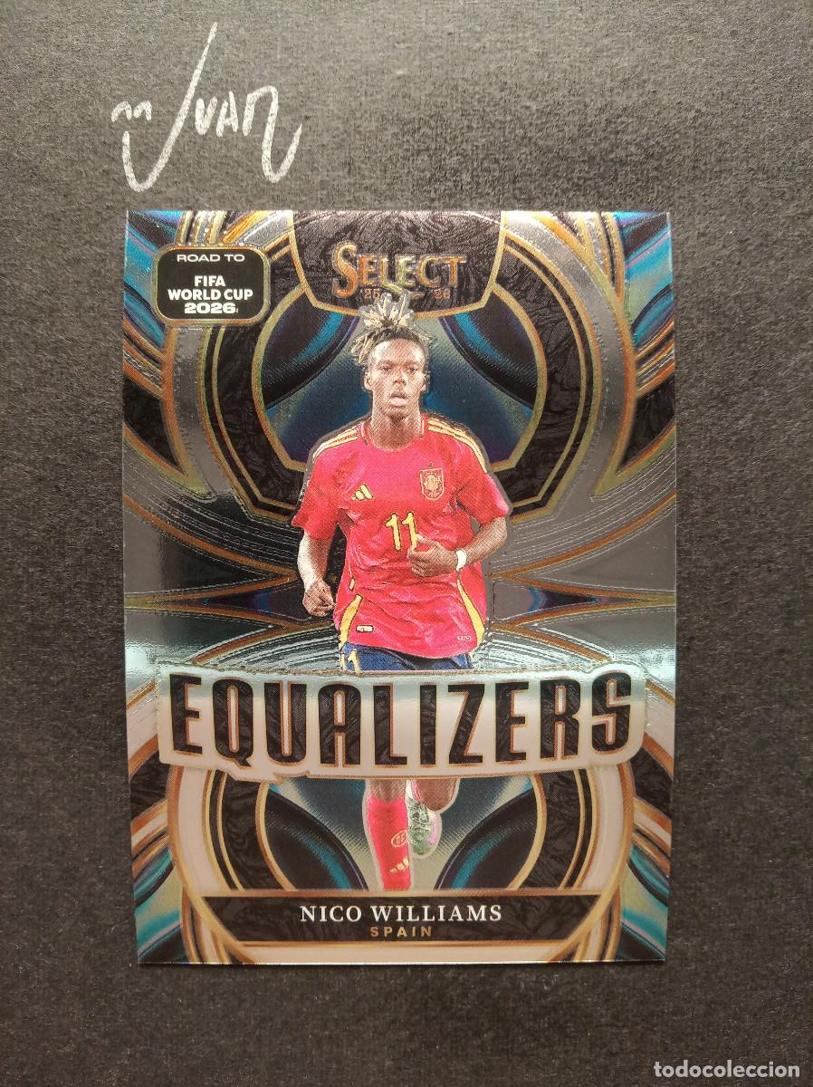 Cartes &agrave; collectionner de Football: N&ordm; 20 EQUALIZERS NICO WILLIAMS ESPA&Ntilde;A ATHLETIC ⚽ PANINI &reg; SELECT ROAD FIFA WORLD CUP 2025 2026 25 26