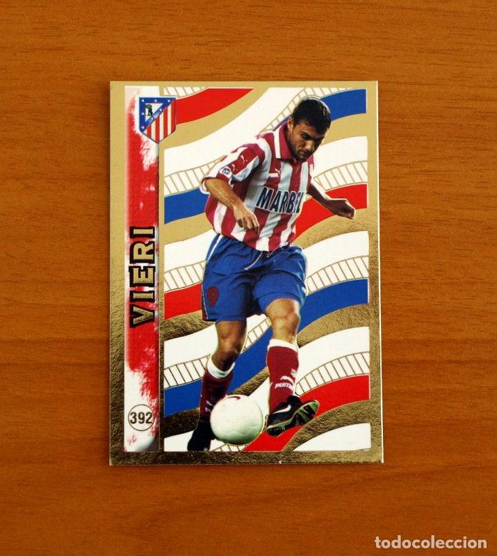 Fu&szlig;ball-Sticker: Atl&eacute;tico de Madrid - N&ordm; 392 Vieri Trofeo Pichichi - Mundicromo Las Fichas de la Liga 1998-1999-98-99