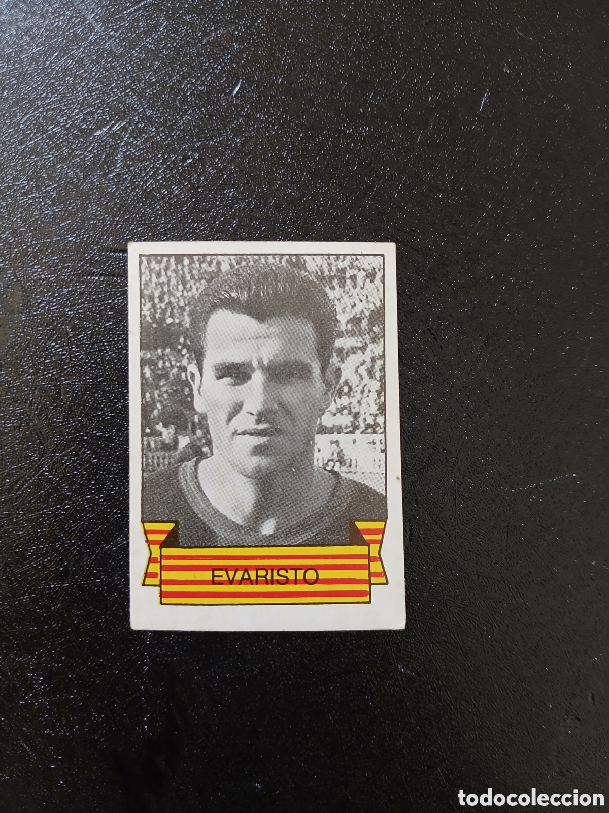 Fu&szlig;ball-Sticker: EVARISTO BARCA BARCELONA CAMPEON 84 85 CROMO FUTBOL 1984 1985 - SIN PEGAR- A156 PG82