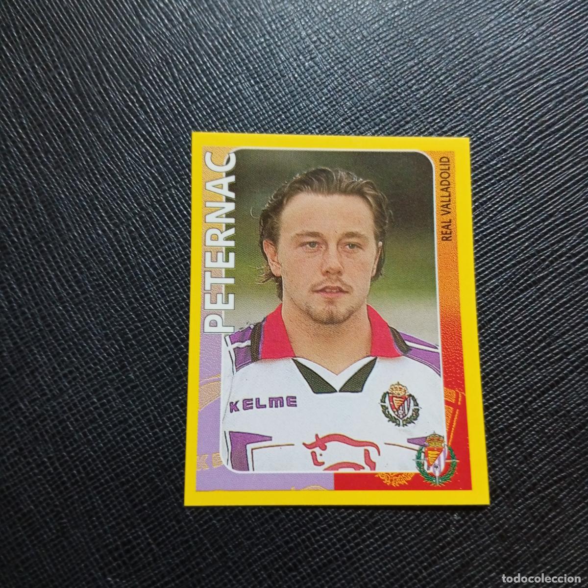 Figurine di Calcio: 448 PETERNAC VALLADOLID PANINI SUPER CAMPEONATO 1998 1999 FUTBOL 98 99 - SIN PEGAR - A216 PG217