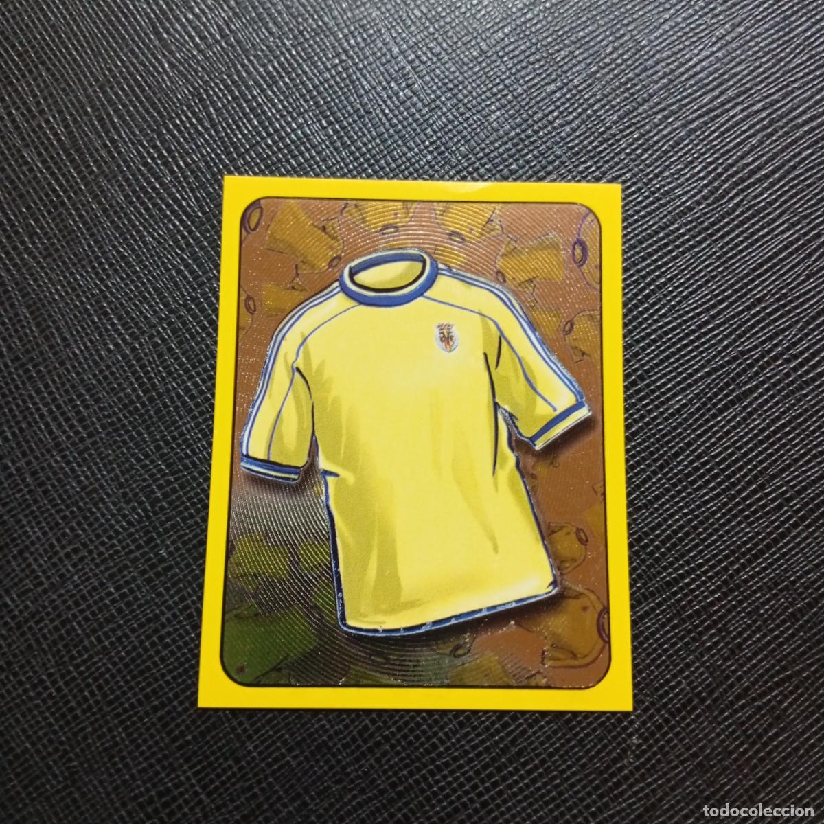 Cromos de f&uacute;tbol: 453 CAMISETA VILLARREAL PANINI SUPER CAMPEONATO 1998 1999 FUTBOL 98 99 - SIN PEGAR - A216 PG217