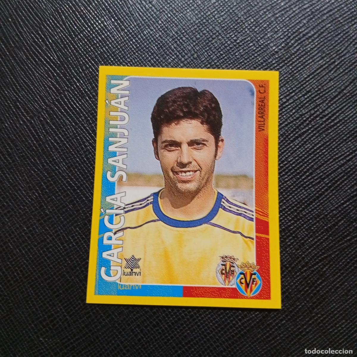 Fu&szlig;ball-Sticker: 467 GARCIA SANJUAN VILLARREAL PANINI SUPER CAMPEONATO 1998 1999 FUTBOL 98 99 SIN PEGAR - A216 PG226