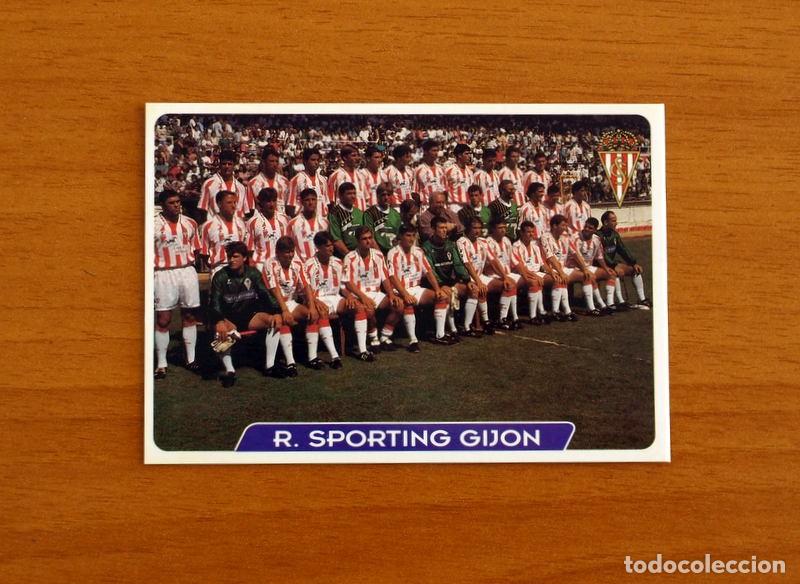 Cromos de f&uacute;tbol: Sporting de Gij&oacute;n -N&ordm; 307 Plantilla-Equipo -Las Fichas de la Liga 95-96-1995-1996 -Mundicromo Sport