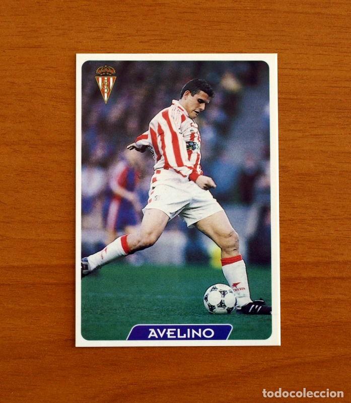 Cromos de f&uacute;tbol: Sporting de Gij&oacute;n -N&ordm; 311 Avelino -Las Fichas de la Liga 95-96-1995-1996 -Mundicromo Sport
