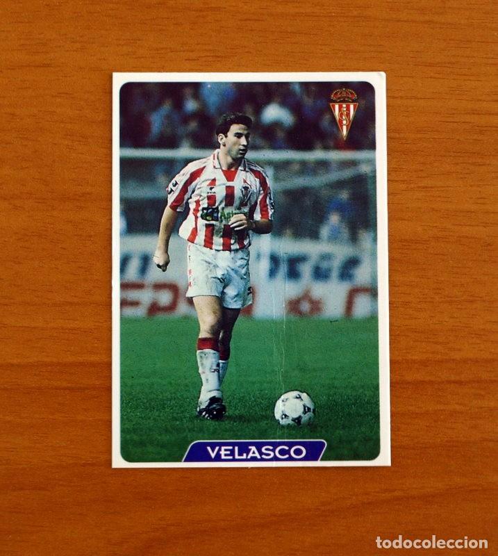 Cromos de f&uacute;tbol: Sporting de Gij&oacute;n -N&ordm; 312 Velasco -Las Fichas de la Liga 95-96-1995-1996 -Mundicromo Sport
