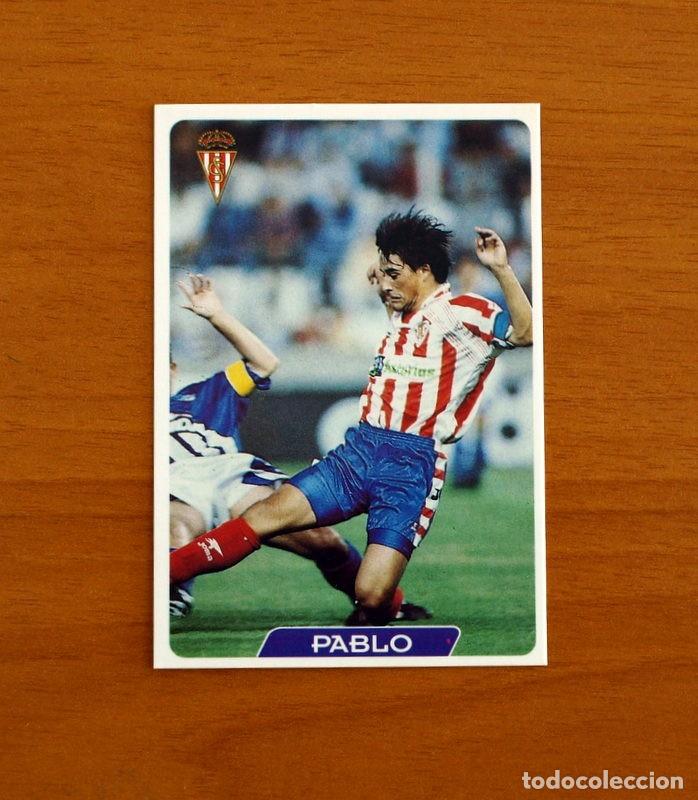 Cromos de f&uacute;tbol: Sporting de Gij&oacute;n -N&ordm; 314 Pablo -Las Fichas de la Liga 95-96-1995-1996 -Mundicromo Sport