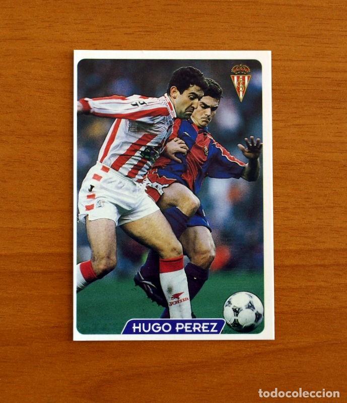 Cromos de f&uacute;tbol: Sporting de Gij&oacute;n -N&ordm; 316 Hugo P&eacute;rez -Las Fichas de la Liga 95-96-1995-1996 -Mundicromo Sport