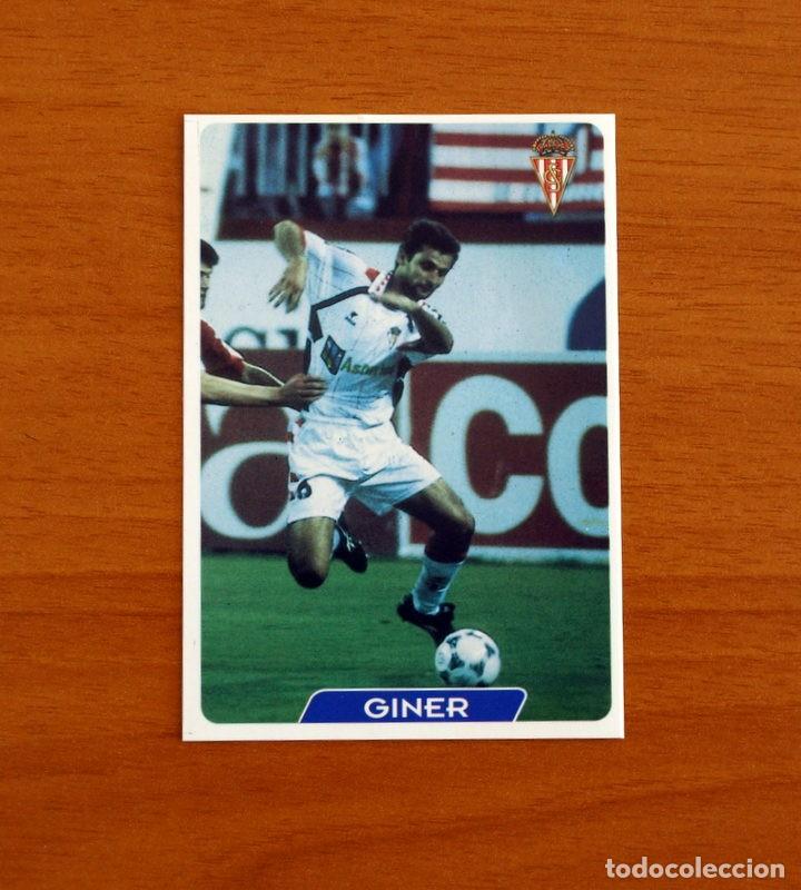 Cromos de f&uacute;tbol: Sporting de Gij&oacute;n -N&ordm; 318 Giner -Las Fichas de la Liga 95-96-1995-1996 -Mundicromo Sport