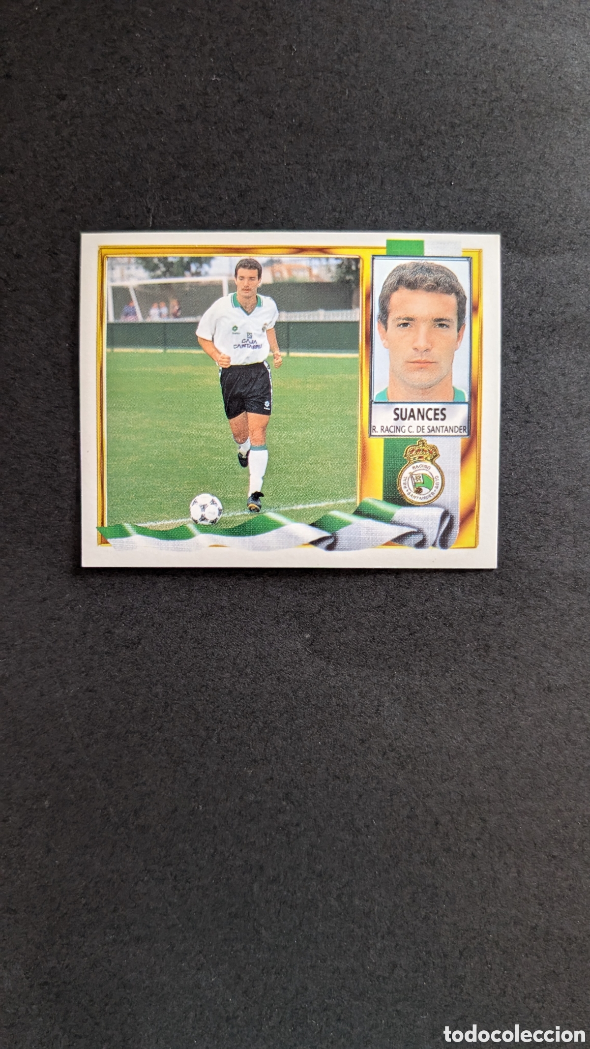 Figurine di Calcio: SUANCES RACING SANTANDER FICHAJE 2 BIS LIGA ESTE 1995/96 95 96 NUNCA PEGADO SIN PEGAR