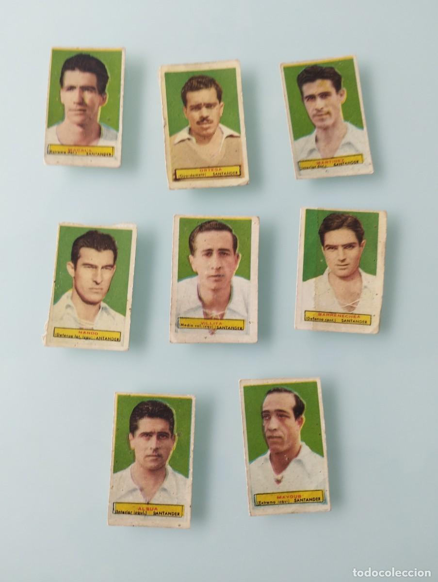 Figurine di Calcio: Lote de 8 cromos del Real Santander (Racing de Santander) - Temporada 1953 - 1954Colecci&oacute;n Bruguera