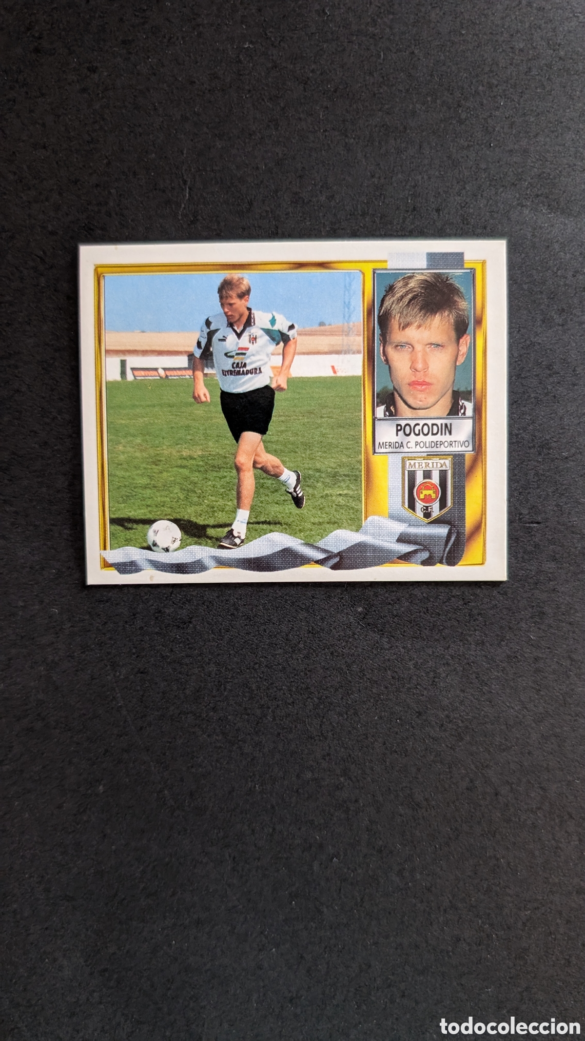 Figurine di Calcio: POGODIN MERIDA FICHAJE 35 LIGA ESTE 1995/96 95 96 NUNCA PEGADO SIN PEGAR