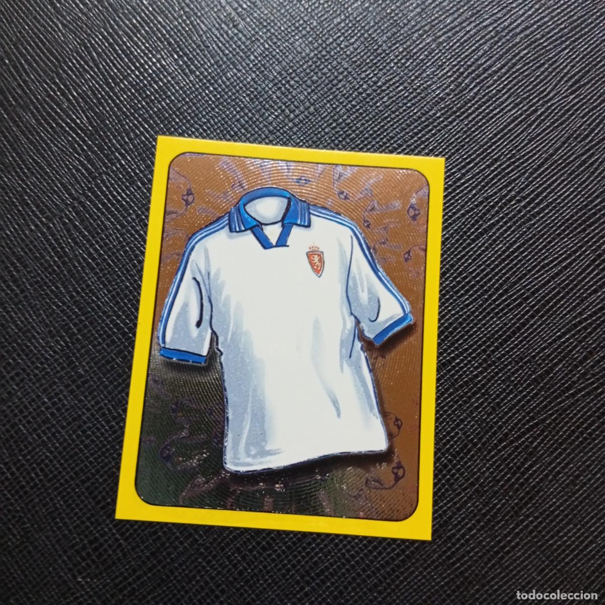 Cromos de f&uacute;tbol: 478 CAMISETA ZARAGOZA PANINI SUPER CAMPEONATO 1998 1999 FUTBOL 98 99 - SIN PEGAR - A216 PG226