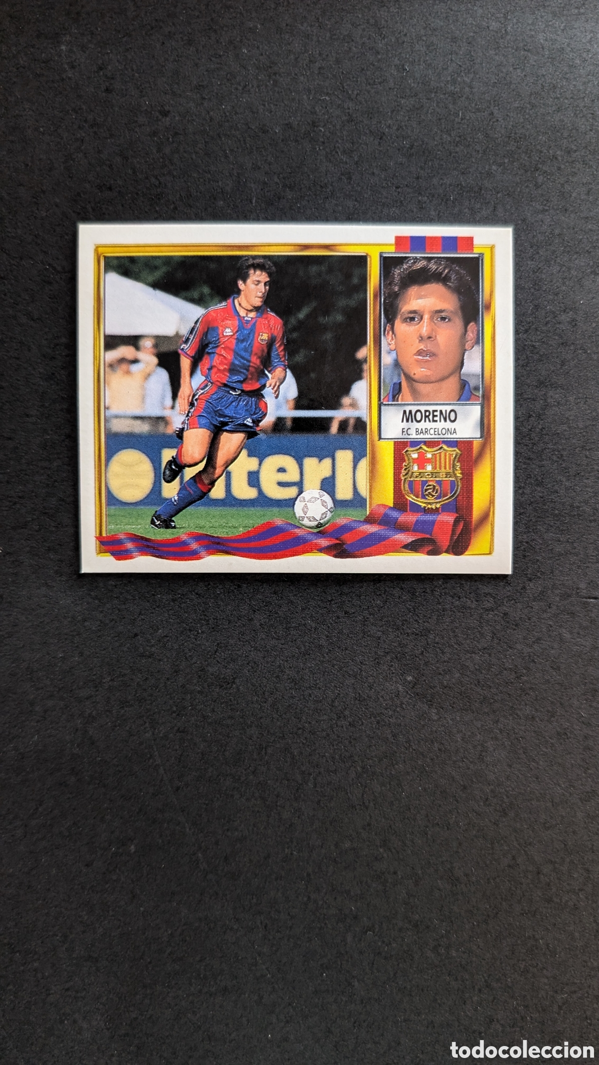 Cromos de Futebol: MORENO BARCELONA FICHAJE 28 LIGA ESTE 1995/96 95 96 NUNCA PEGADO SIN PEGAR