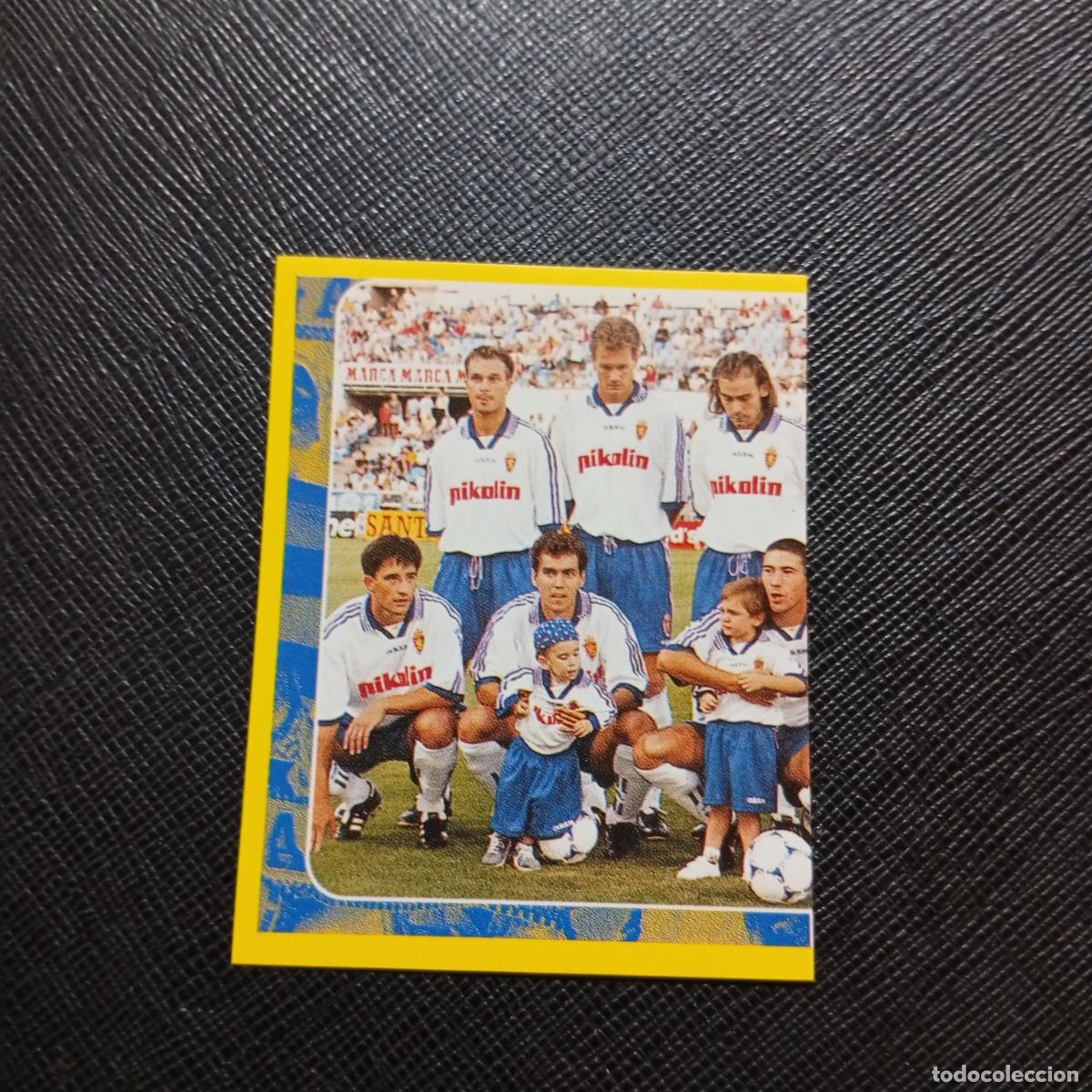Cromos de f&uacute;tbol: 479 ALINEACION ZARAGOZA PANINI SUPER CAMPEONATO 1998 1999 FUTBOL 98 99 - SIN PEGAR - A216 PG226