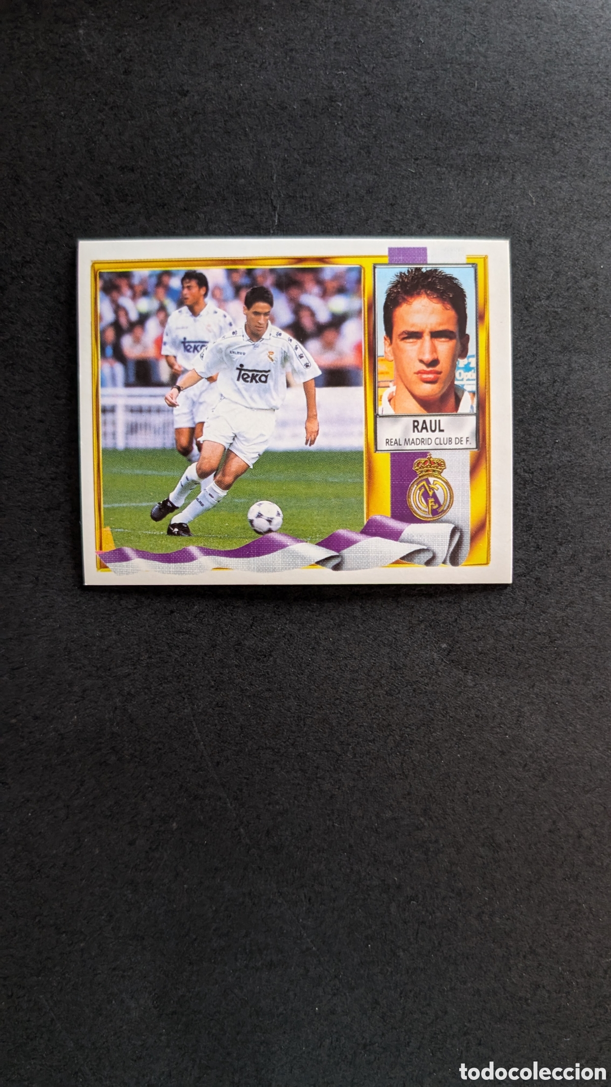 Cromos de Futebol: RAUL REAL MADRID ROOKIE LIGA ESTE 1995/96 95 96 NUNCA PEGADO SIN PEGAR