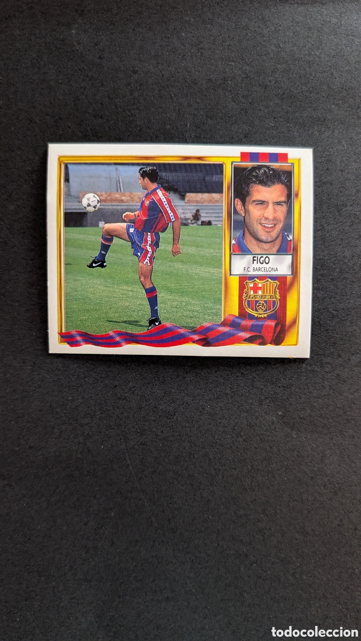 Cromos de Futebol: FIGO BARCELONA ROOKIE LIGA ESTE 1995/96 95 96 NUNCA PEGADO SIN PEGAR