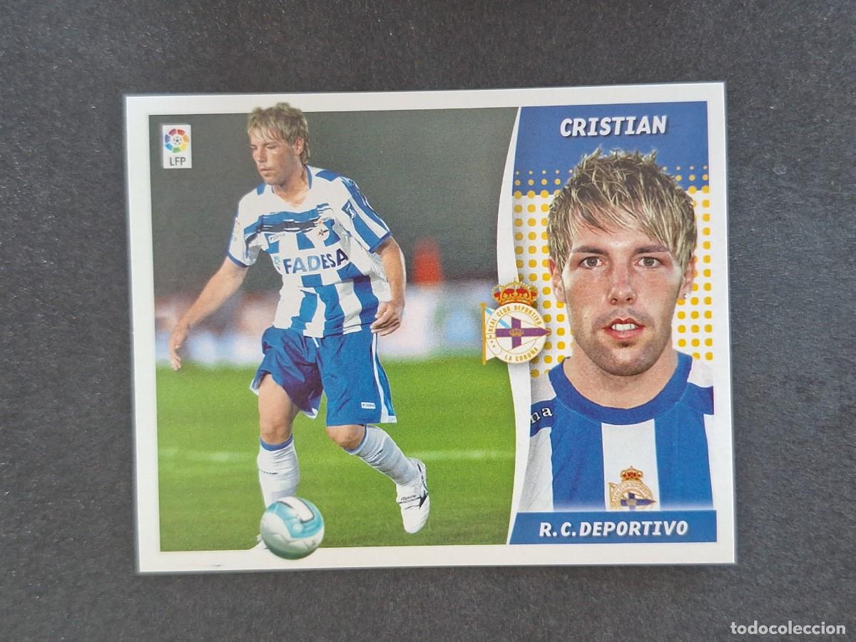 Cromos de f&uacute;tbol: L7 CRISTIAN DEPORTIVO DE LA CORU&Ntilde;A FICHAJE 20 LIGA ESTE 2006 2007 06 07 NUNCA PEGADO SIN PEGAR