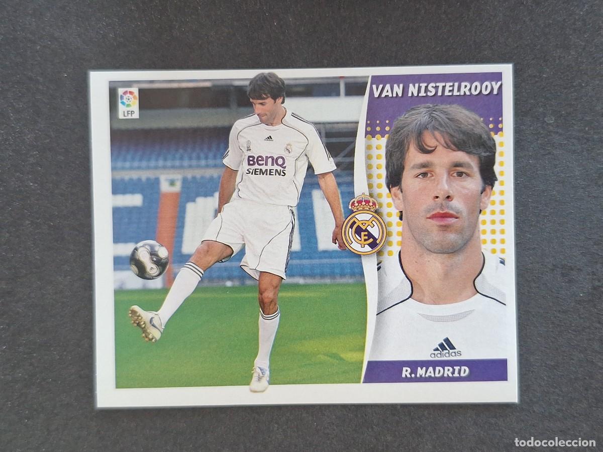 Cromos de f&uacute;tbol: L7 VAN NISTELROOY REAL MADRID FICHAJE 21 LIGA ESTE 2006 2007 06 07 NUNCA PEGADO SIN PEGAR